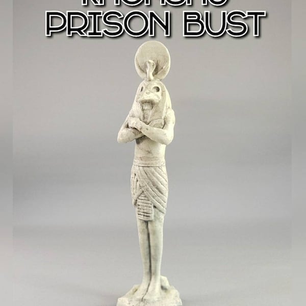 Moonknight - Khonshu Prison Banishment Bust - 3D Printed - Sand Textured - Disney Plus Series- Sculpture - Marc Spector - Steven Grant
