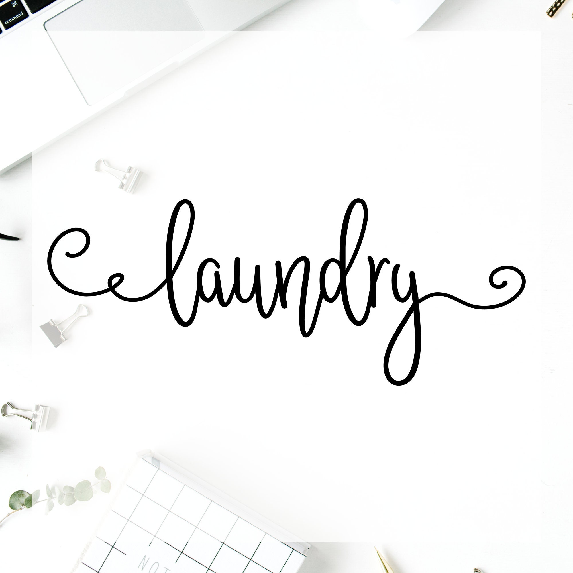 Laundry Room Decor Laundry Room Decal Laundry Vinyl Decal Etsy Canada