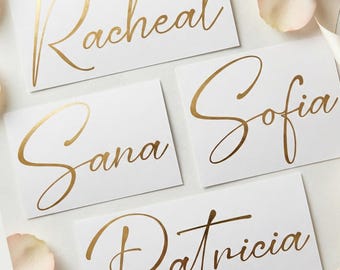 Personalized Name Vinyl Decals, Wedding Favor Gifts for Guests