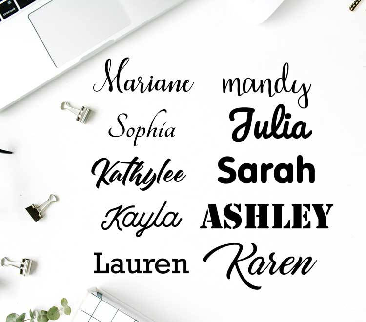 Vinyl Name Decal Personalized Decal Vinyl Decal Name Etsy