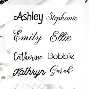 Custom Name Decal, Personalized Decal, Vinyl Decal, Name Sticker, Vinyl Name Decal, Yeti Decal, Laptop Decal, Mac book Decal, Vinyl Sticker