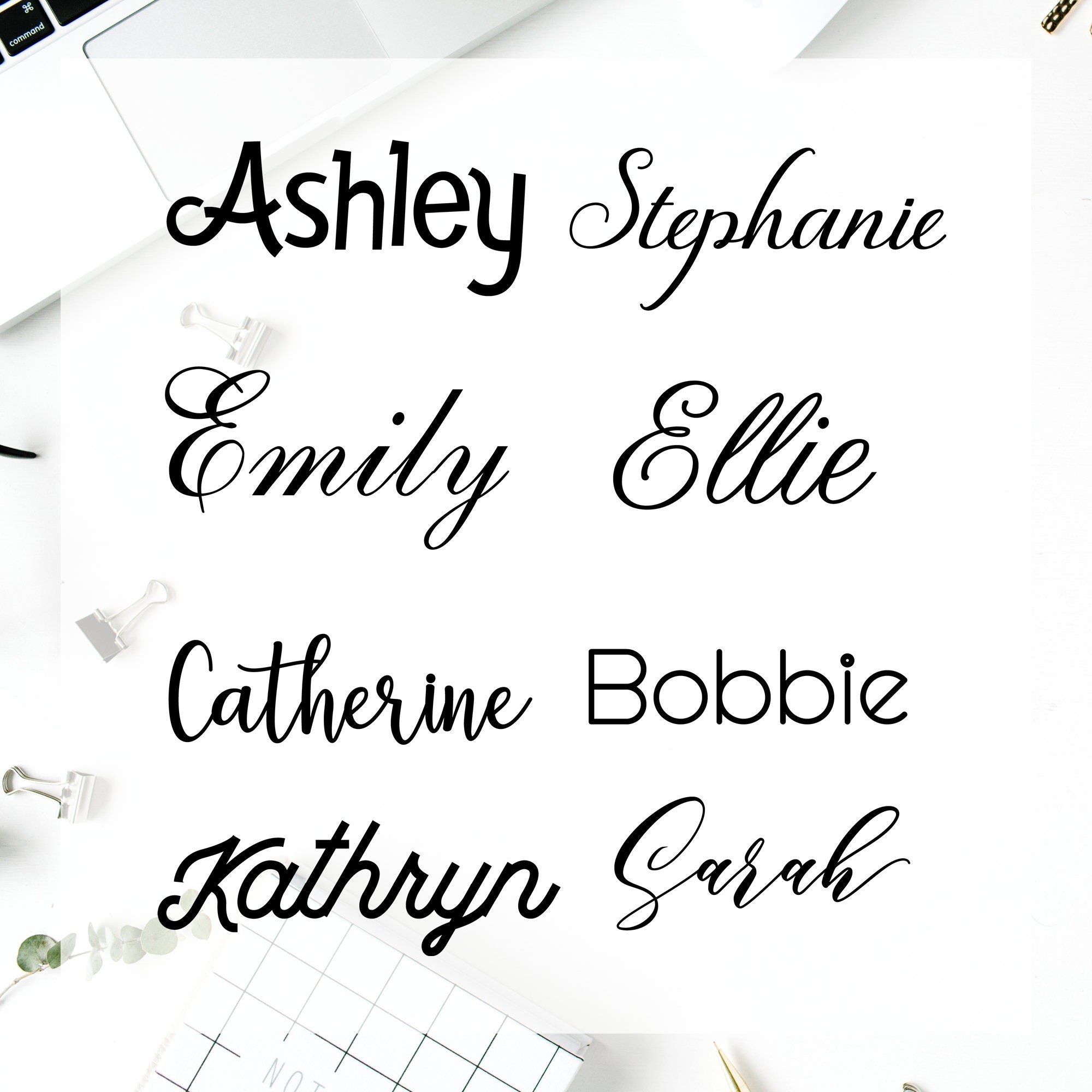 Custom Name Decal Personalized Decal Vinyl Decal Name Etsy