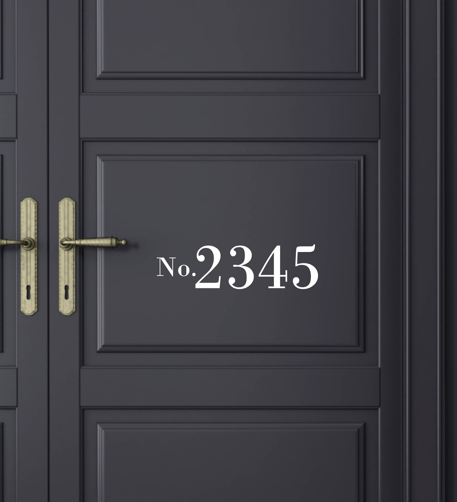 House Number Door Decal Apartment Number Door Decal Door | Etsy