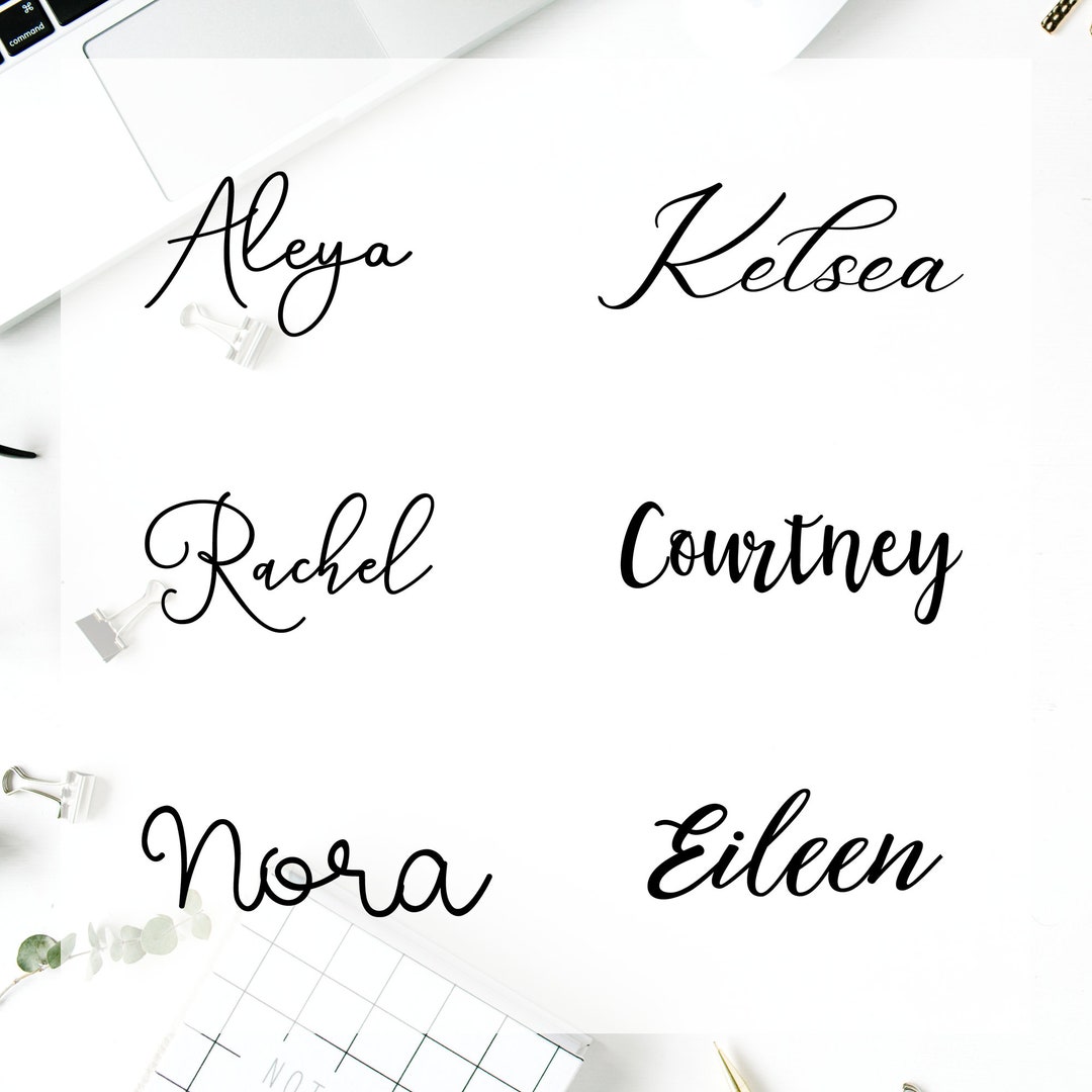 Personalized Name Decal Custom Decal Vinyl Decal Name Etsy