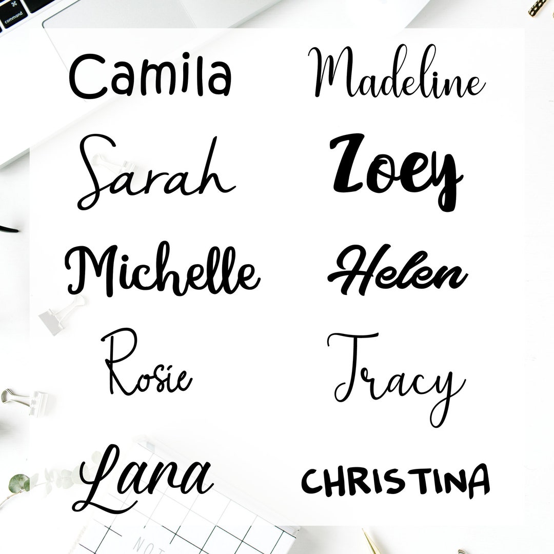 Personalized Name Decal Custom Decal Vinyl Decal Name Etsy