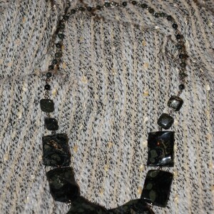 Russian Jade and Silver Statement Necklace image 3