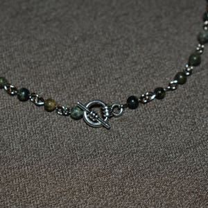 Russian Jade and Silver Statement Necklace image 7