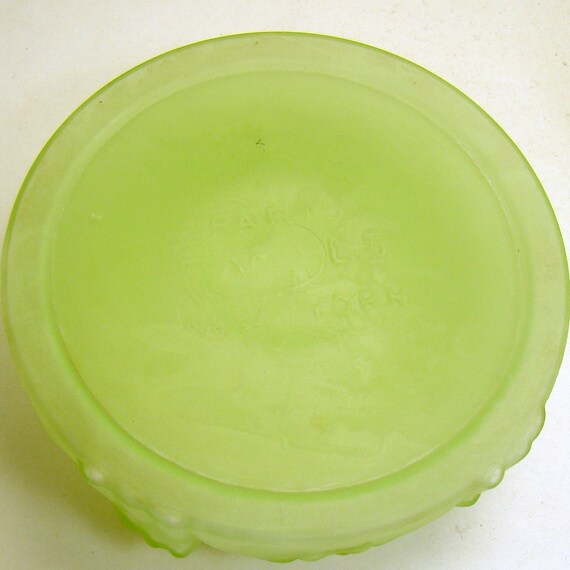 Art Deco Glass Powder Dish - image 4