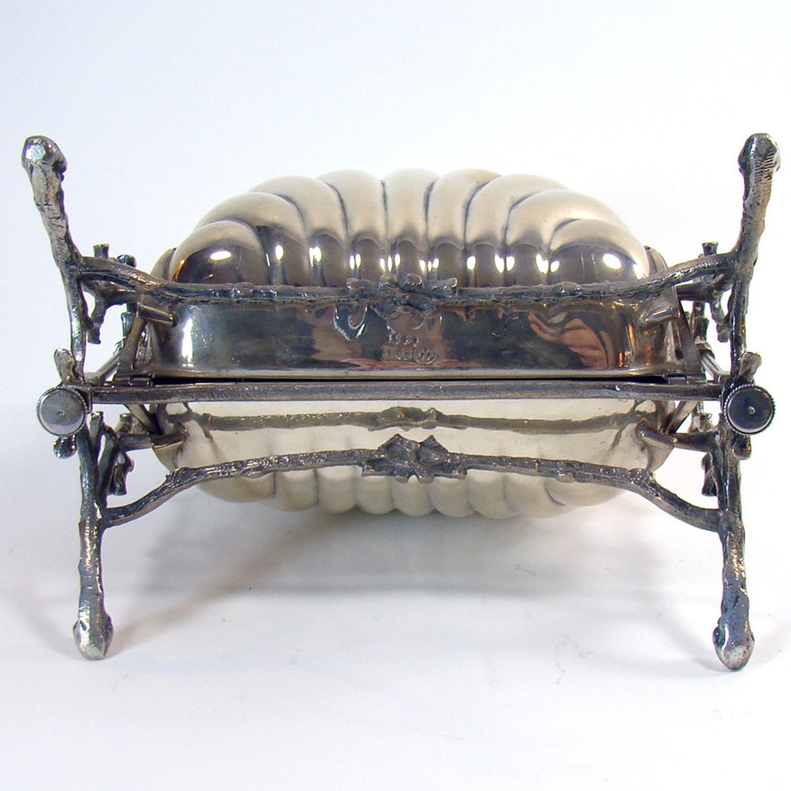 Silver Plated Biscuit Warmer c.1890 Etsy