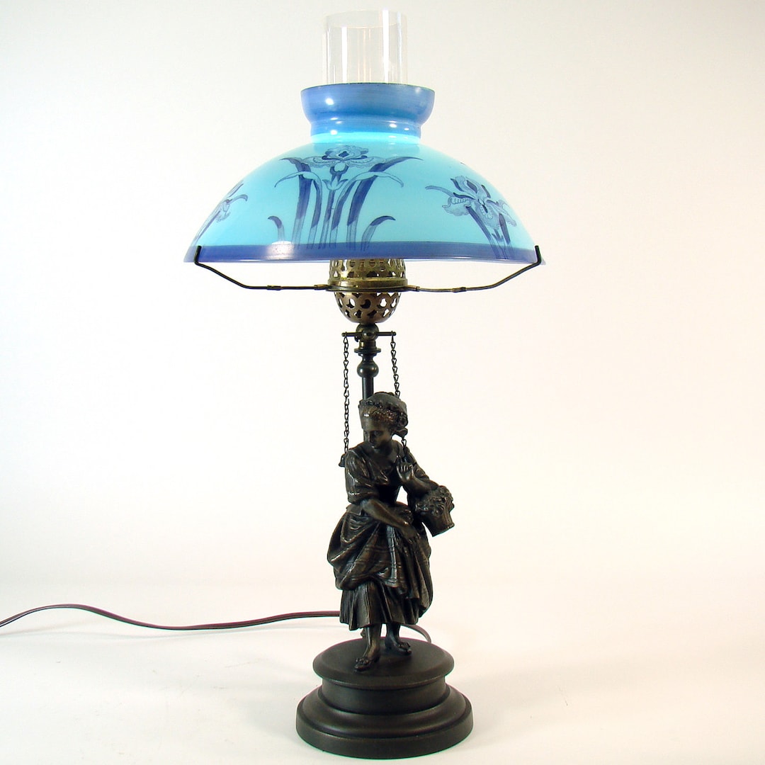 1890's Figural Portable Gas Lamp Etsy