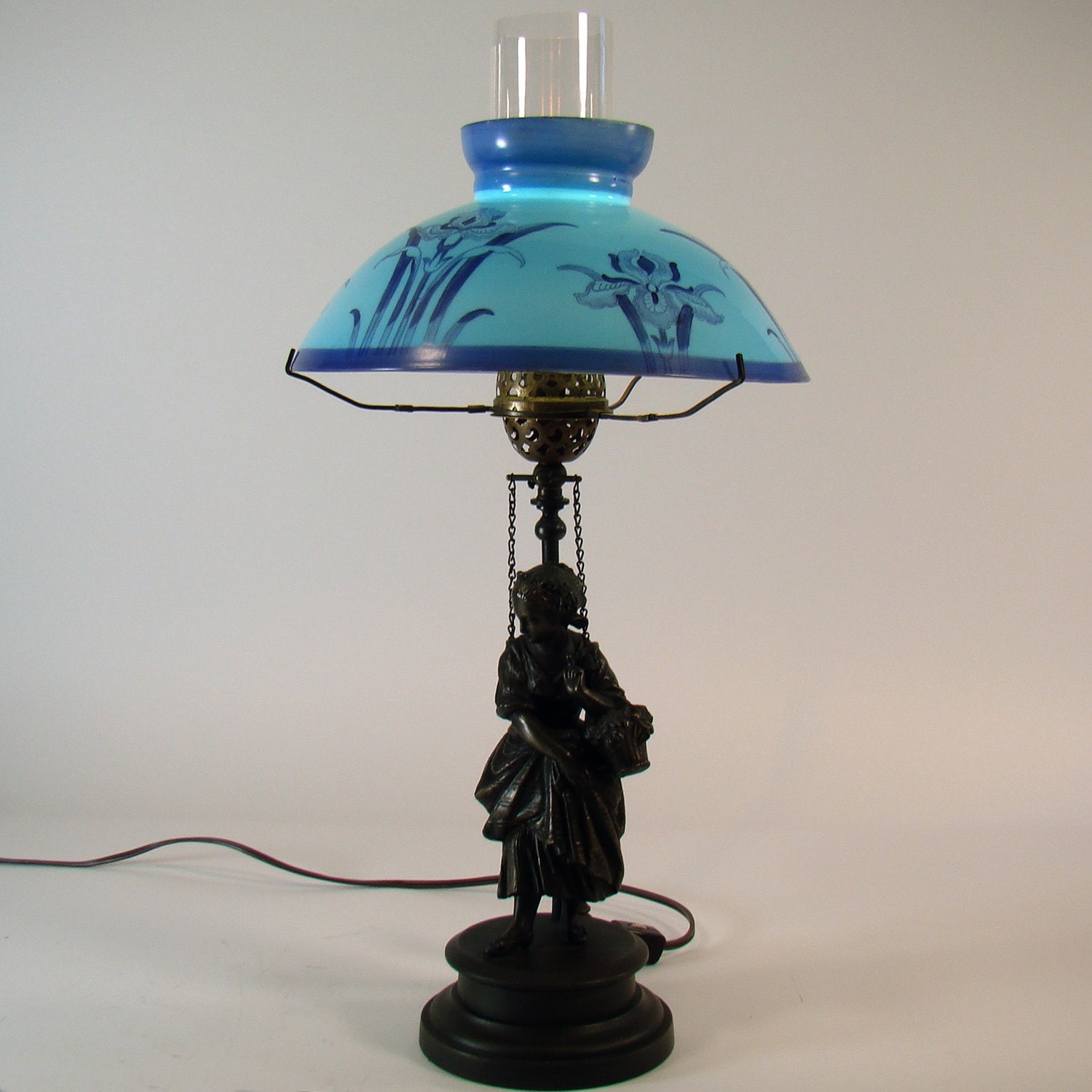 1890's Figural Portable Gas Lamp Etsy