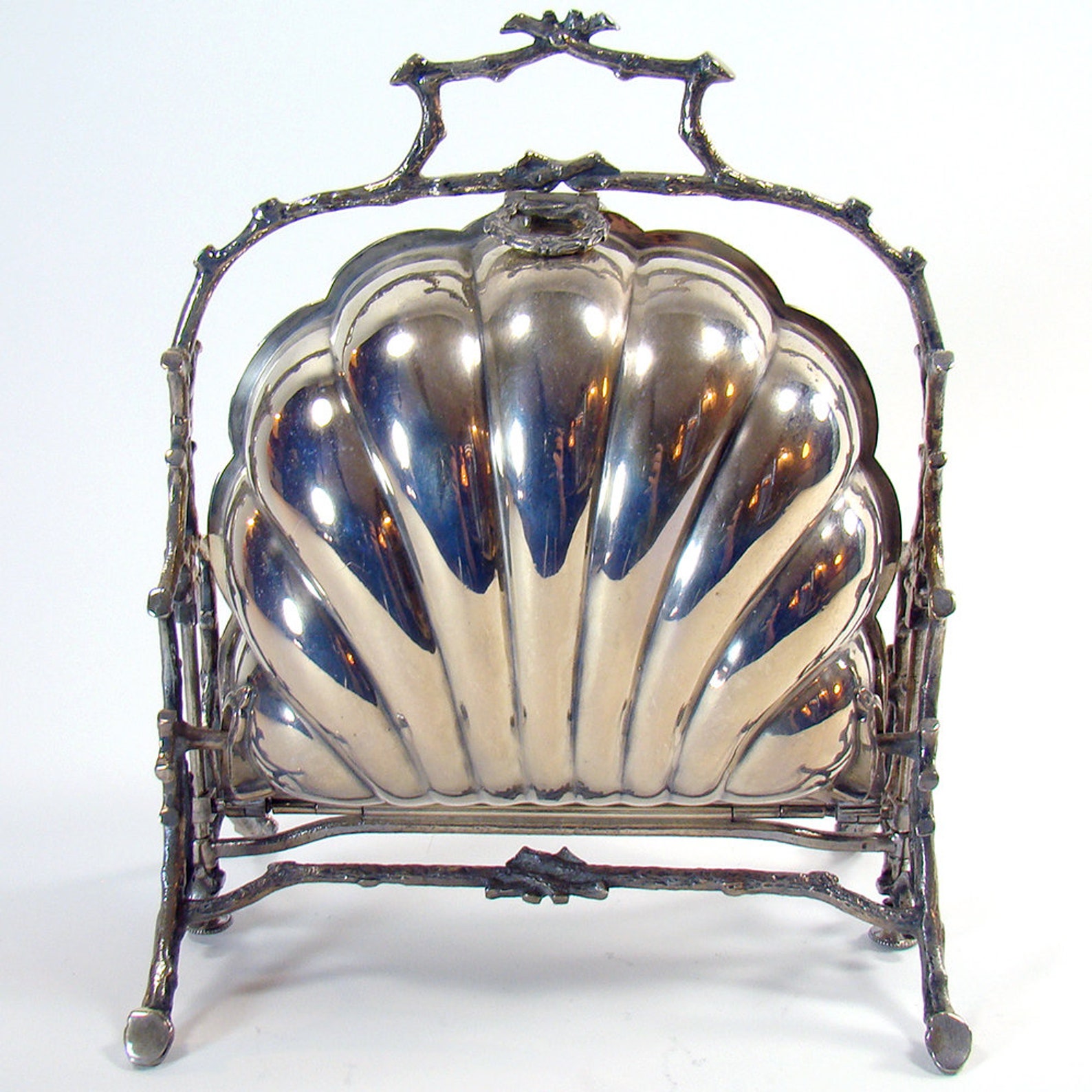 Silver Plated Biscuit Warmer c.1890 Etsy