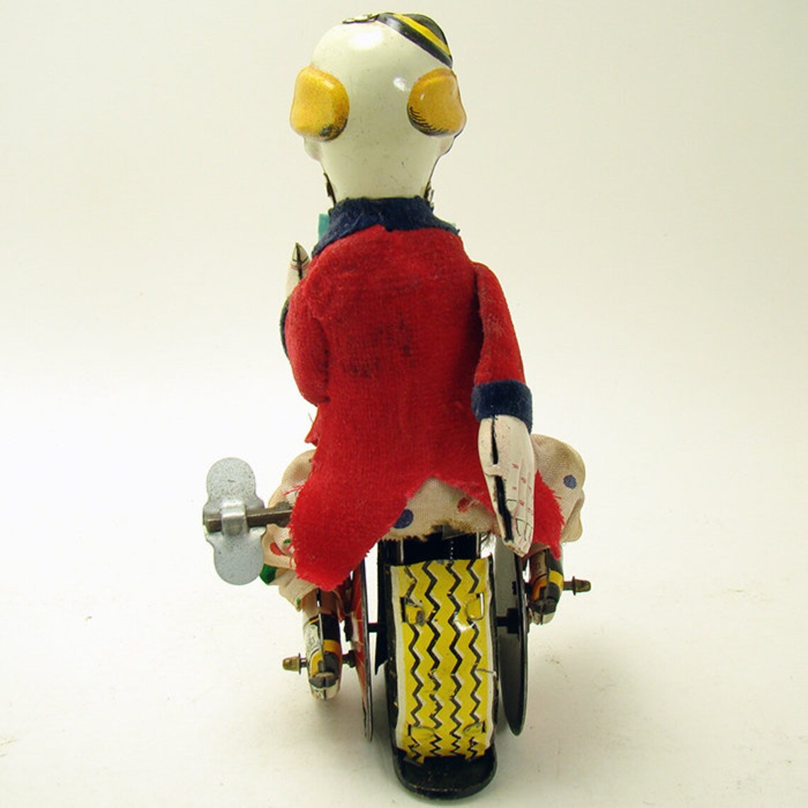 Tin Clown on Unicycle Windup Toy Japan Etsy