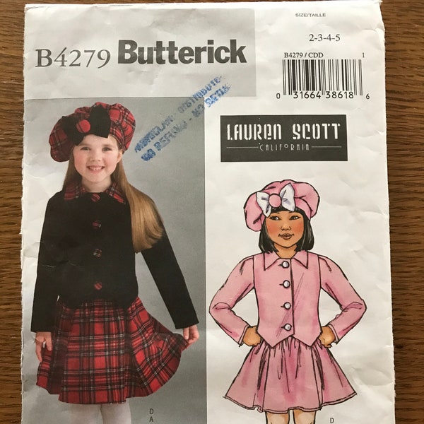 Adorable Girl's Butterick Pattern by Lauren Scott, California