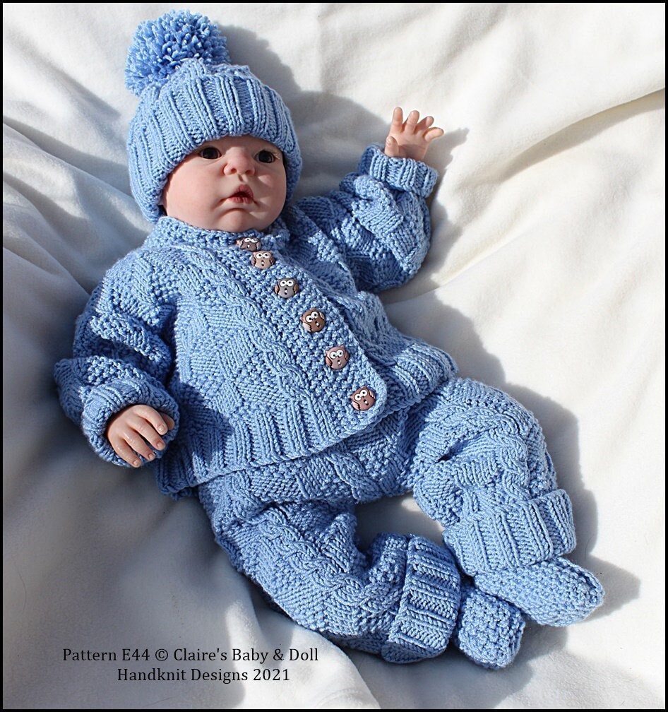 Unisex Pram Suit 16-22 Doll/newborn/0-3m Baby - Etsy UK