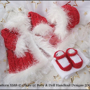 Girl’s Festive or Winter outfit 16-24” doll
