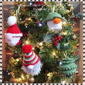 Knitting Pattern Christmas Bauble/Chocolate Orange Covers