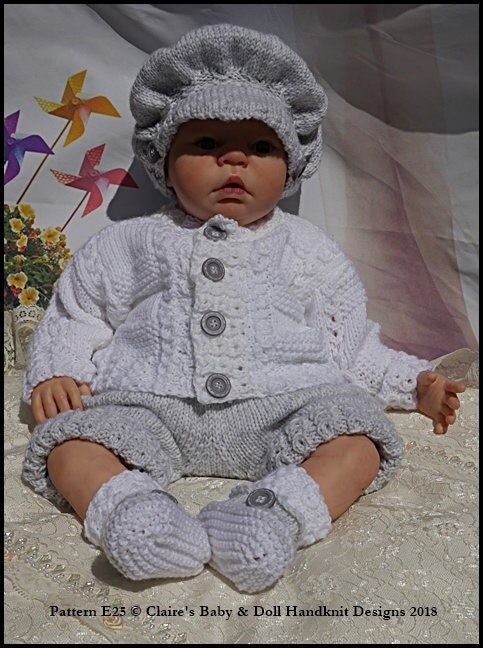 Claire's baby doll hand knits sales