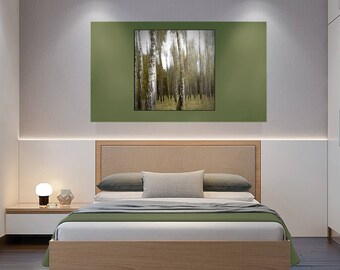 Misty Forest Landscape, Mist Forest Photography, Photo Poster, Minimalist Wall Art, Instant Download Digital Picture, Digital Picture.