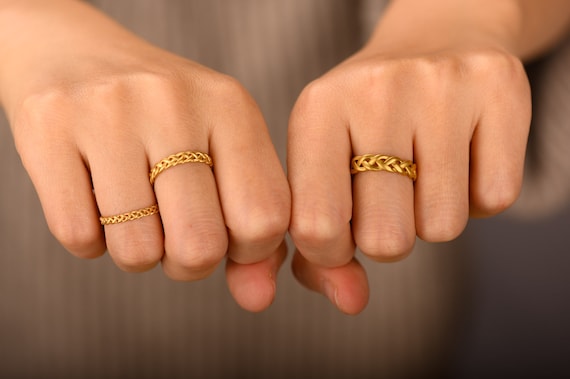 Cute thick rings online