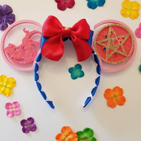 Sailormoon inspired 3D Printed Mouse Ears