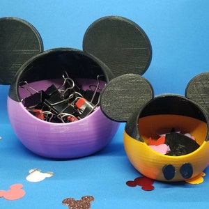 Inspired Mickey Mouse candy dish/Planter Pot/Succulent Plant/Clip holder