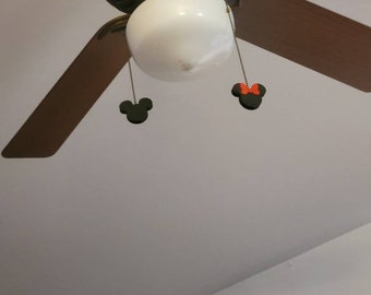 Mickey/Minnie inspired Ceiling Fan Pulls