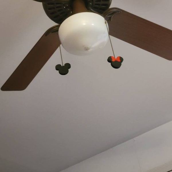Mickey/Minnie inspired Ceiling Fan Pulls