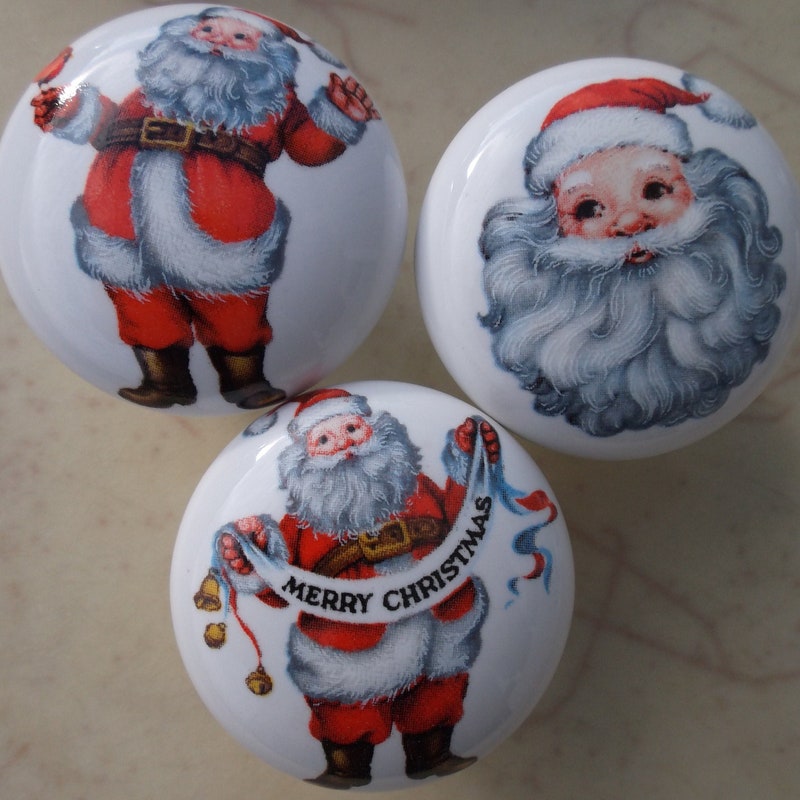 Christmas Cabinet Knob Covers - Etsy