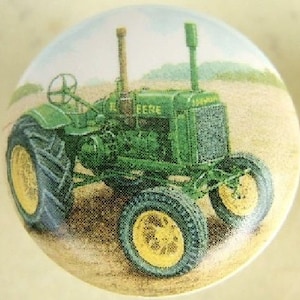 John Deere #2 tractors Ceramic Cabinet Knobs Kitchen cabinet hardware