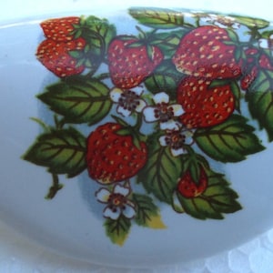 Strawberry Lg Strawberries Ceramic Cabinet Hardware Kitchen Drawer pulls