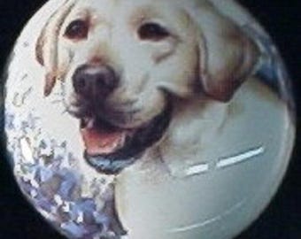 Yellow Labrador Dog Ceramic Cabinet Knobs Kitchen Door pulls Door Hardware puppy