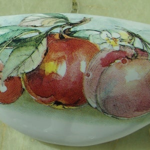 Apple Cluster Ceramic Cabinet Kitchen Drawer door pulls Hardware
