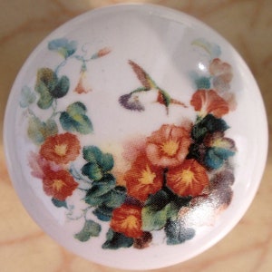Humming bird #6 domestic Ceramic Cabinet Knobs Kitchen cabinet hardware