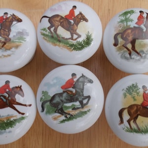 Foxhunt hunt scene #1 (6) @Pretty@ CABINET Knobs drawer Pull