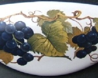Grape Border Ceramic Cabinet Hardware Kitchen Drawer pulls