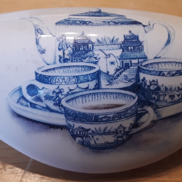 Blue Willow Tea Set Etsy