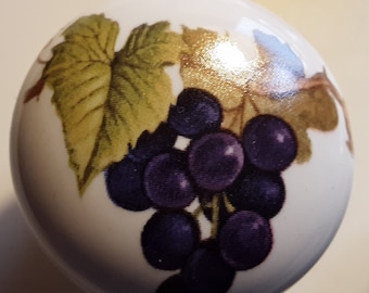 Grapes #1Ceramic Cabinet Knobs Kitchen door Drawer pulls