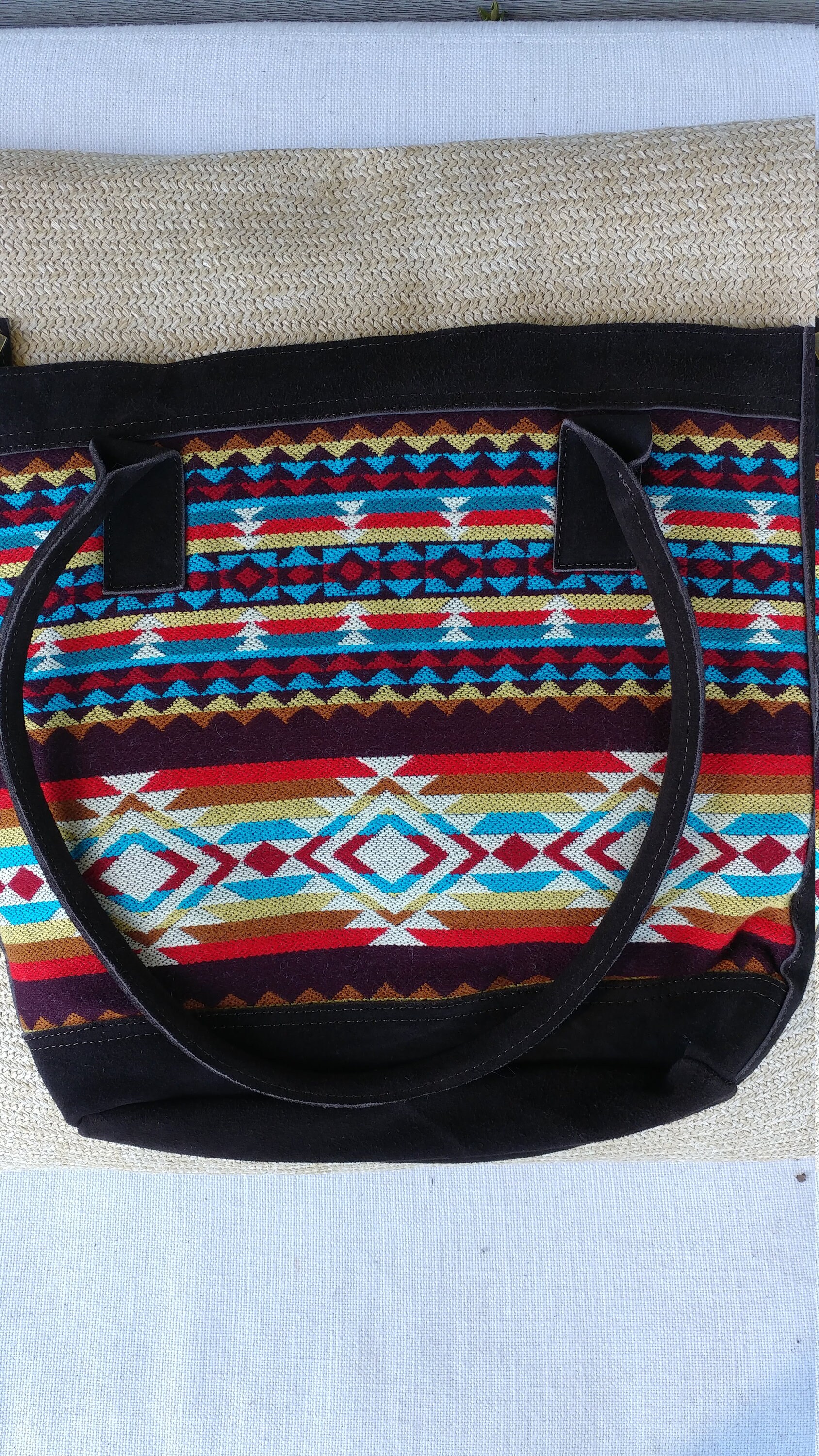 Native Ecuadorian Handmade Brown Shoulder Bag Etsy