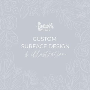 Custom Graphic Design: Illustration, Digital Paper, Fabric Design image 1