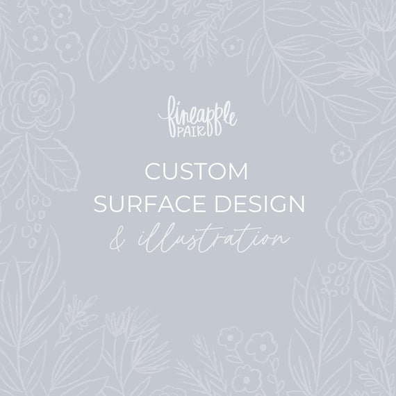 Custom Graphic Design: Illustration, Digital Paper, Fabric Design
