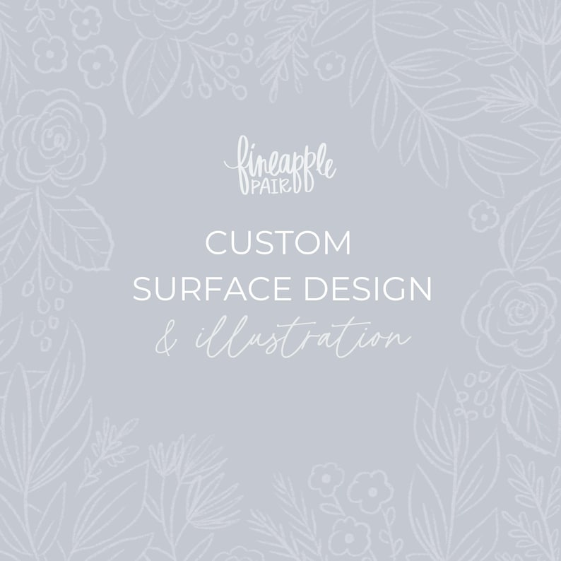 Custom Graphic Design: Illustration, Digital Paper, Fabric Design image 1