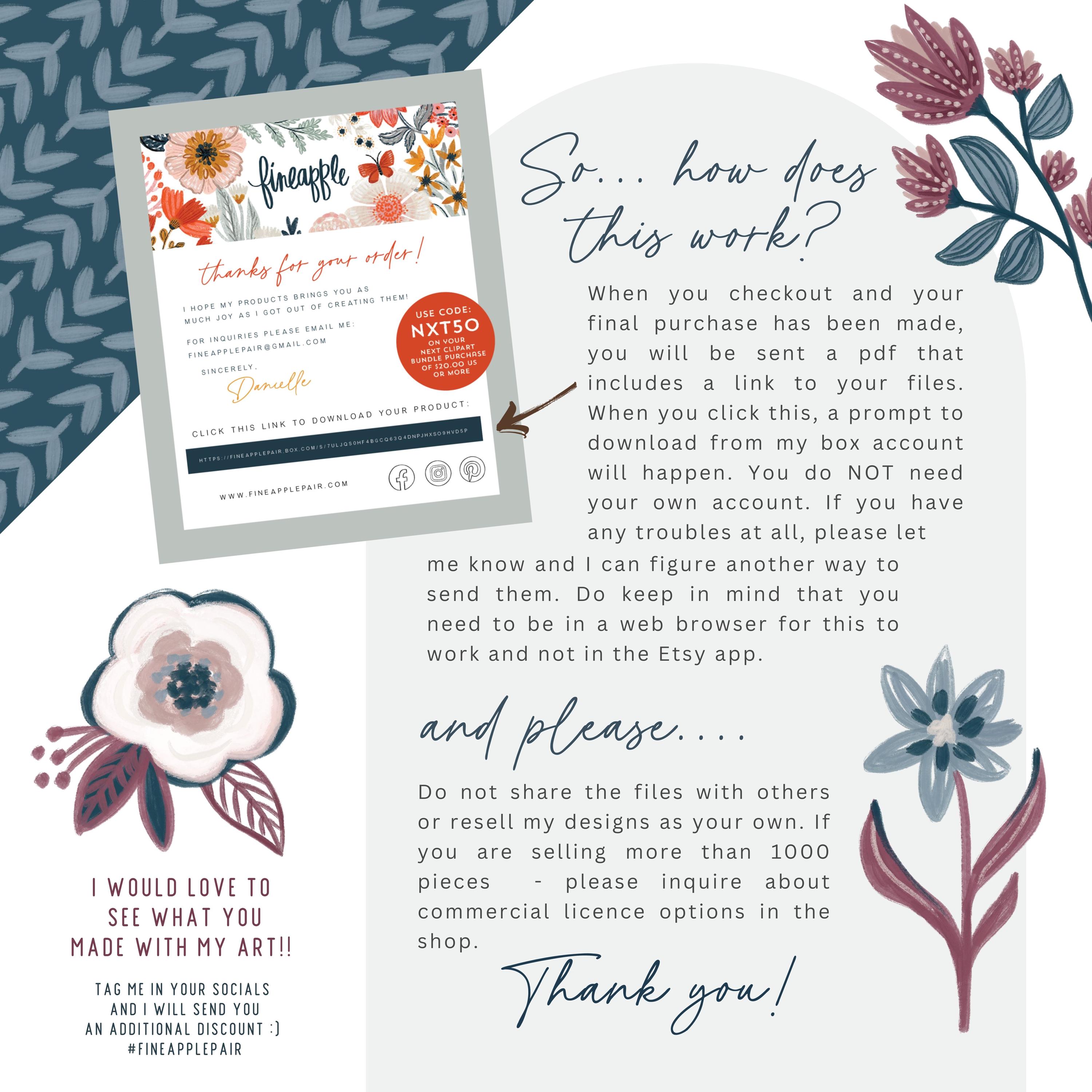 Dusty Rose Seamless Pattern Bundle | 7 Floral Digital Papers | Boho ...
