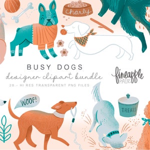 Hunderasse Clipart, Süßer Hund Clipart, Hundeliebhaber Grafiken, Französische Bulldogge Clipart, Süßer Hund Grafiken, DH