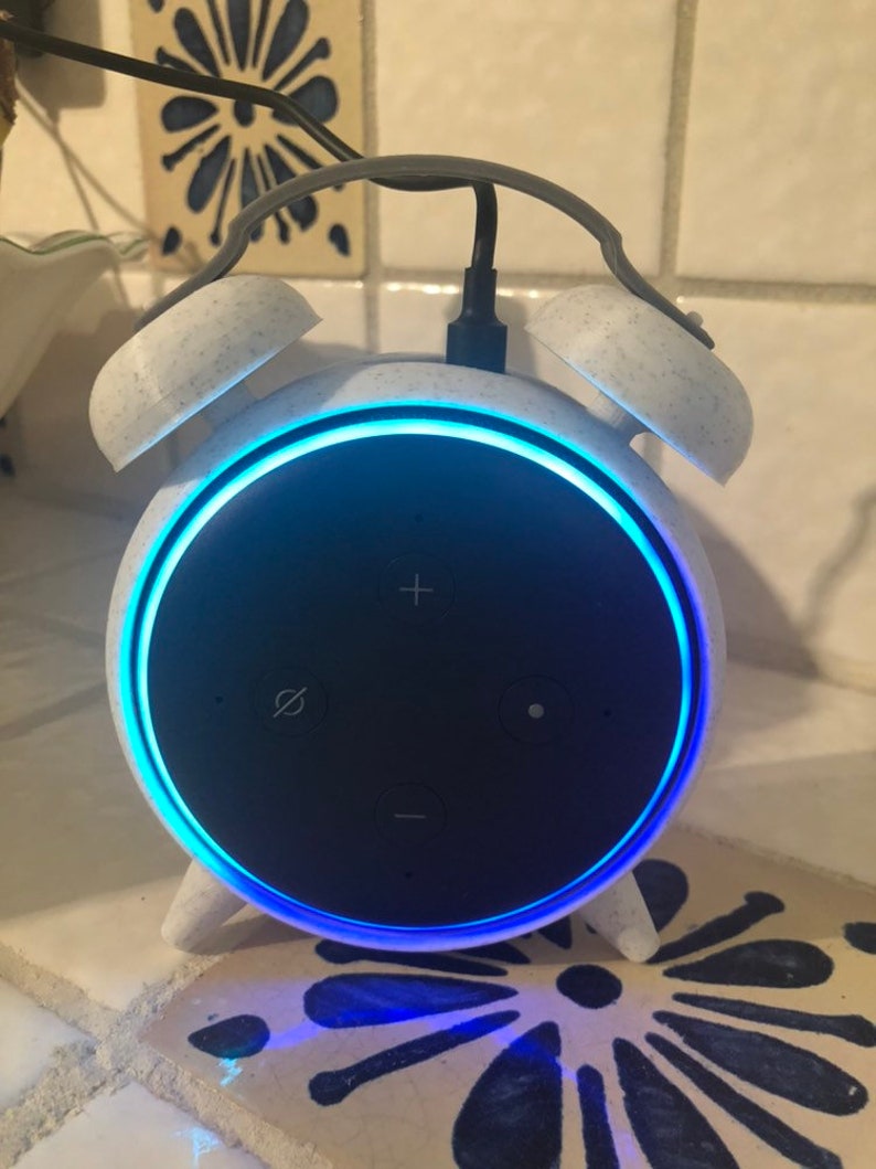 Amazon Echo Dot Gen 3 Alarm Clock Stand Etsy