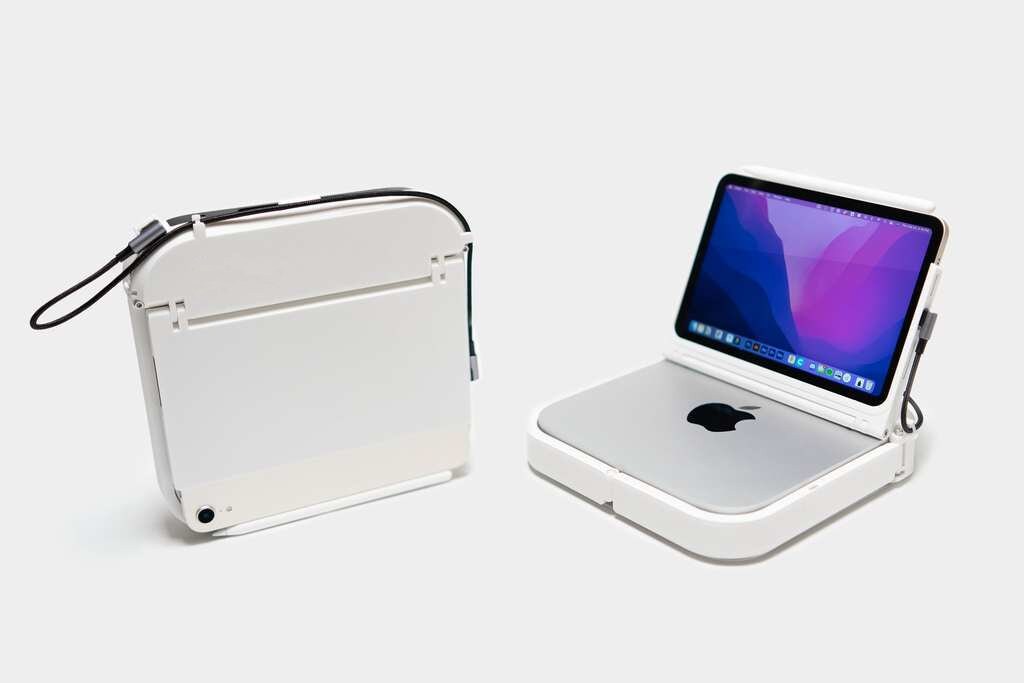 3D Printed Portable Mac Mini Case designed by Scott Yujan Etsy