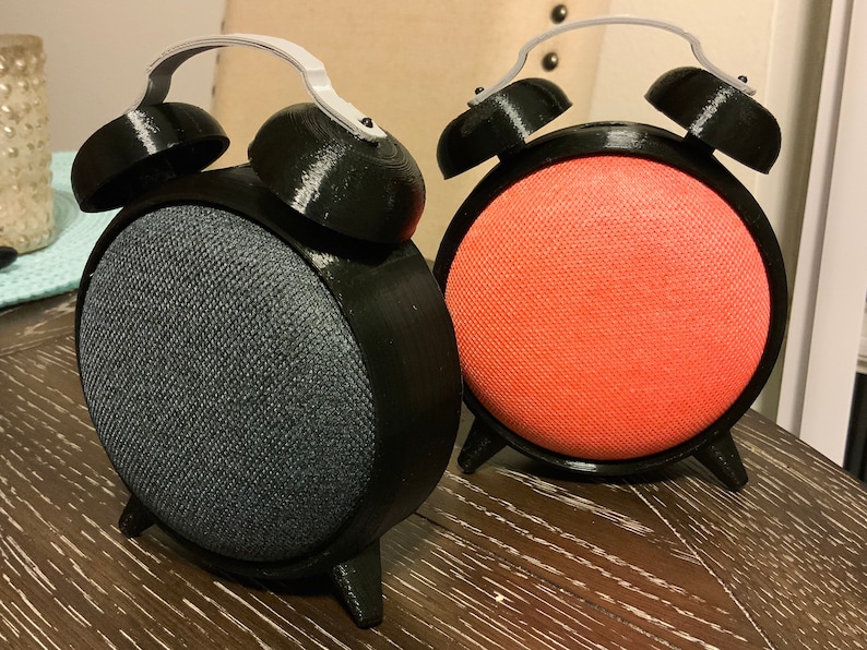 Nest Mini/Google Home Mini Alarm Clock Stand Etsy