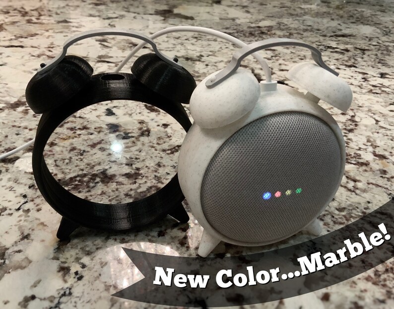 Nest Mini/google Home Mini Alarm Clock Stand Etsy