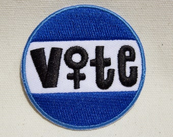 Vote Female Patch - Blue