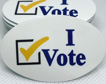 I Vote Sticker